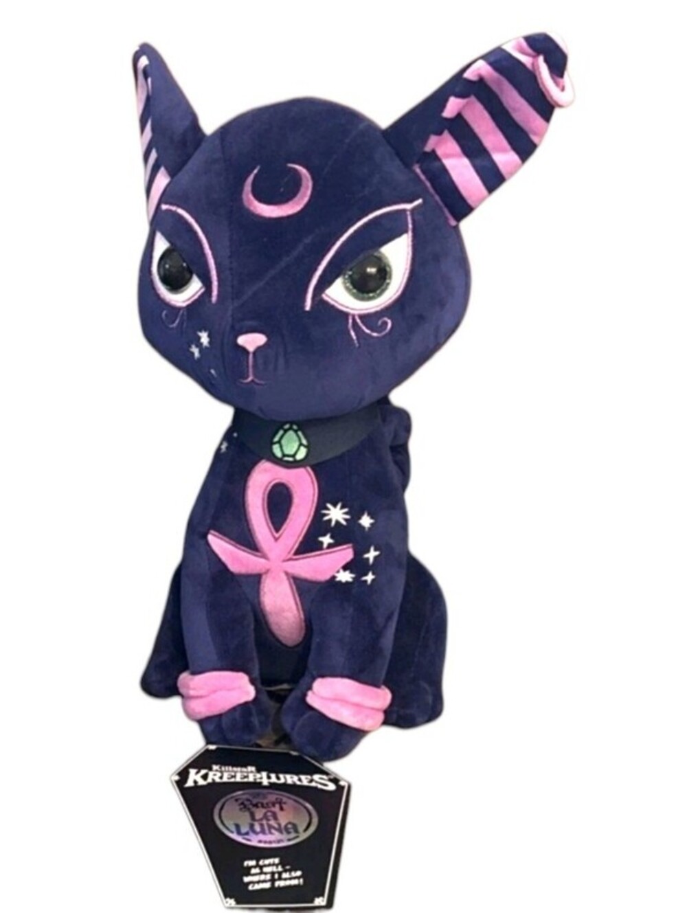 Killstar Kreeptures Bast La Luna Plush Toy Egyptian Sphinx Cat NEW With Tags